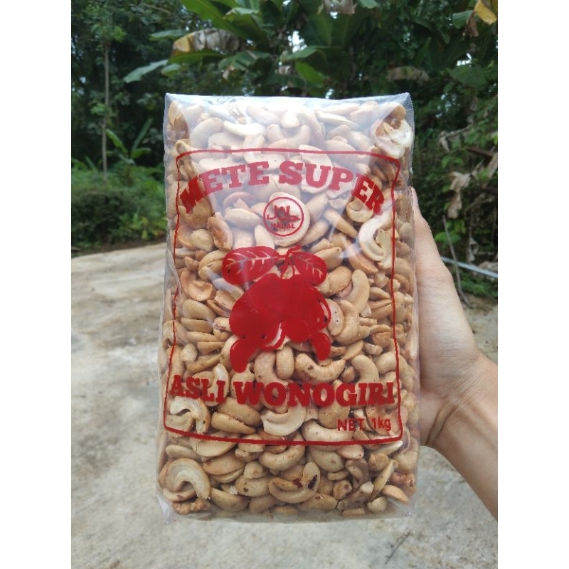 

kacang mete matang belah dua 1kg