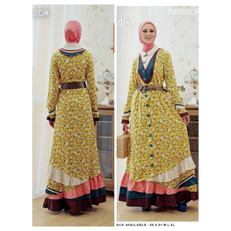 Tuneeca Mimosa T-0523024 / Tuneeca My Lady / gamis Kekinian