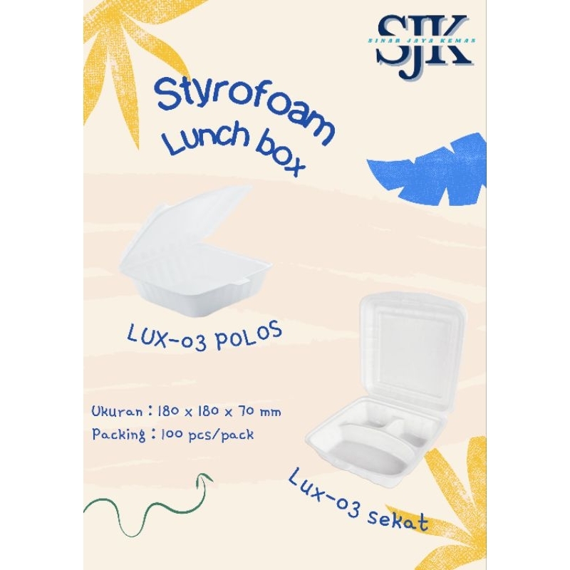 STYROFOAM LUX-03 POLOS DAN SEKAT