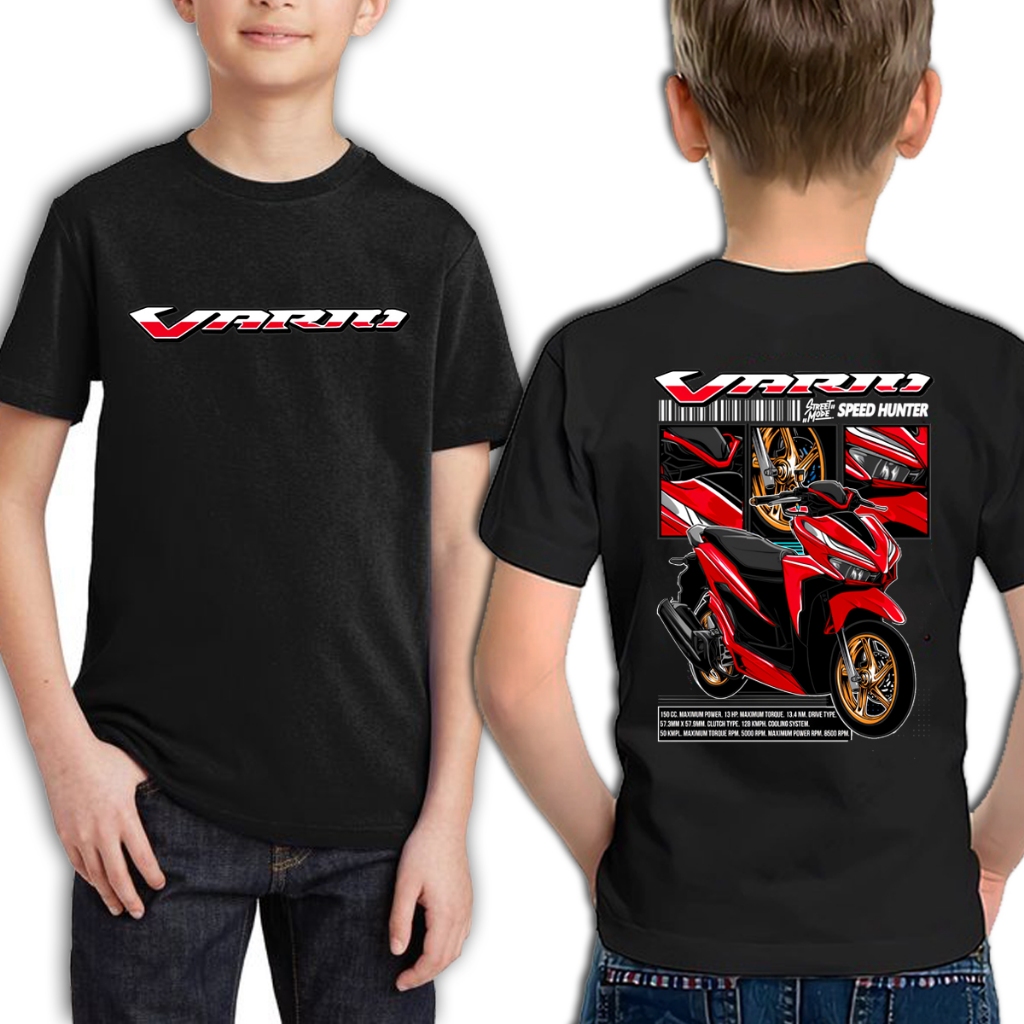 Kaos anak laki laki umur 1-10 TAHUN // Motif vario 150 160 // KAOS DISTRO ANAK