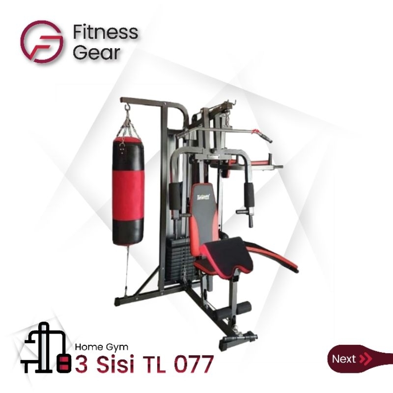 Alat Fitness Home Gym 3 Sisi Samsak 077