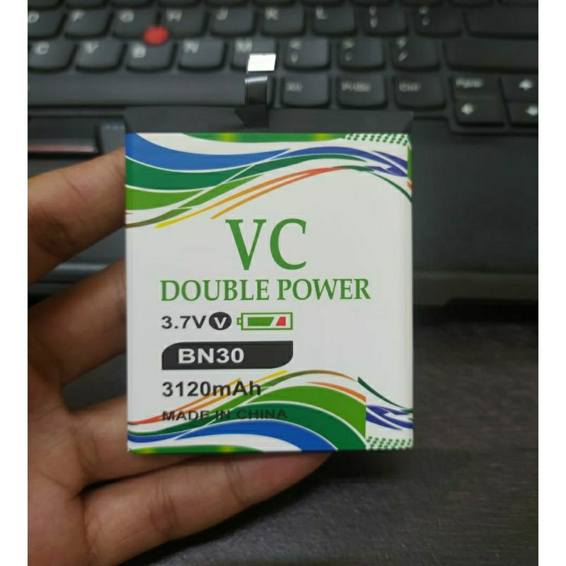 BATERAI BATRE HANDPHONE XIAOMI REDMI 4A MODEL BN30 DOBEL POWER 3120MAH