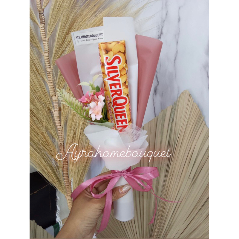 

[SQ 58Gram] Bucket Buket Snack Coklat Silverqueen 58Gram Hadiah Kado Valentine Wisuda Ulang Tahun Murah