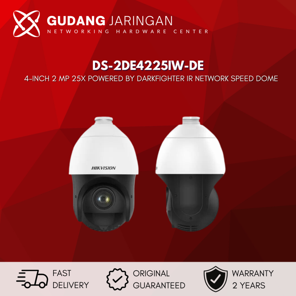 HIKVISION DS-2DE4225IW-DE PTZ Hikvision IP Camera CCTV Outdoor 2MP 25X 100m IR