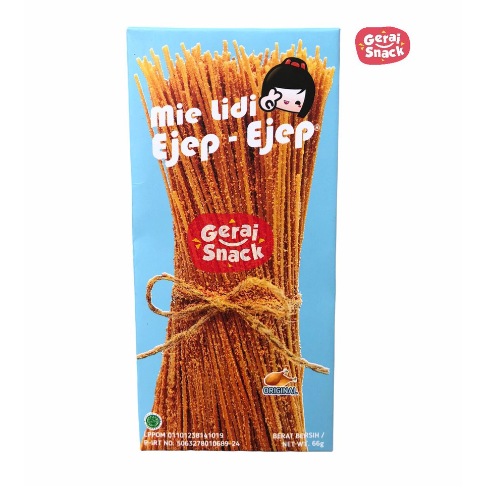 

Best Seller Mie lidi EJEP EJEP Mie Lidinya Lebih Renyah Bumbu Tebal Best Seller 66 g