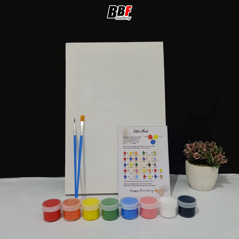 

Terupdate Paket Melukis Kanvas / Canvas painting 30x20 kumplit