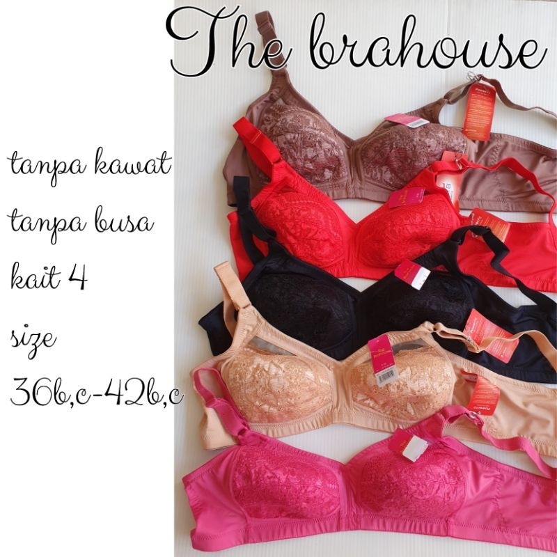 The brahouse-KAIT 4-bh bra tanpa kawat tanpa busa-1301