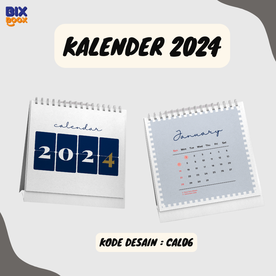 

KALENDER TAHUN BARU 2024 / SOUVENIR TAHUN BARU 2024 / GROSIR KALENDER TEMA SIMPLE