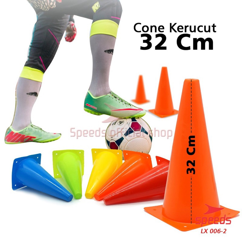 Cone Kerucut 32cm Latihan Sepak Bola / Futsal