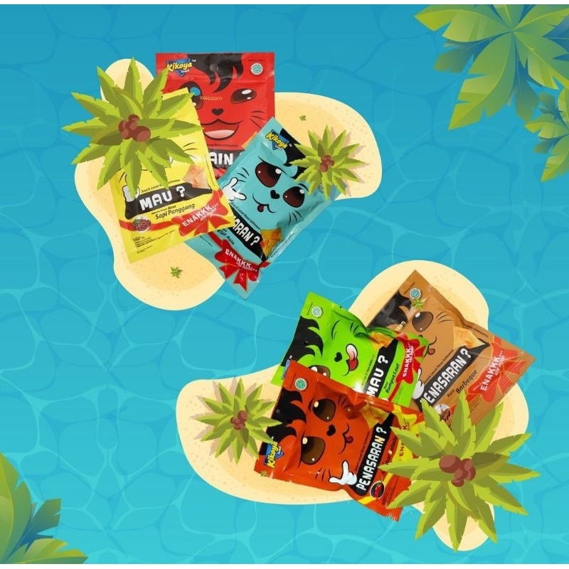 

Kikoya snack lezat 1 pack isi 10 pcs