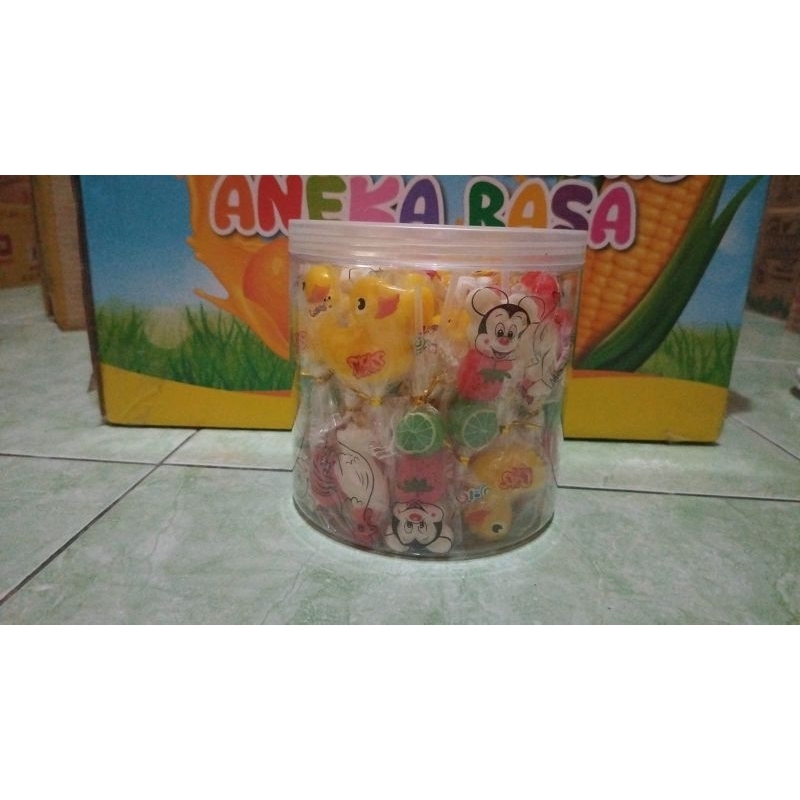 

permen lolipop Rasa Buah