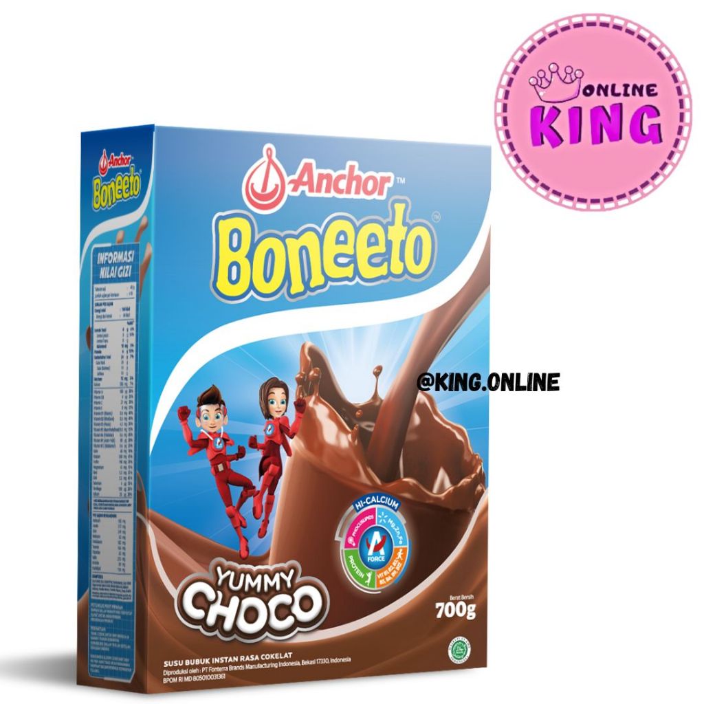 

Boneeto Umur 5-12 Tahun Rasa Yummy Choco/Creamy Vanilla 685gr/king.online