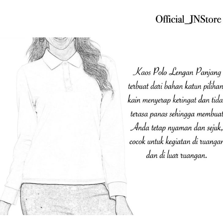 Terlaris [KHUSUS PANJANG] KAOS POLO LENGAN PANJANG WANITA | WARNA HIJAU TOSCA  | Kaos kerah | kaos p