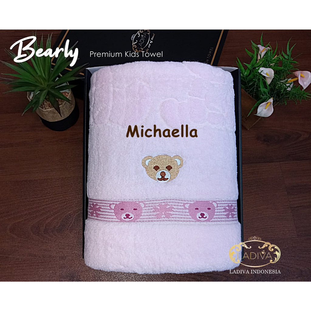 KADO Anak / Baby Born Gift Set - Hampers Box Set Single Towel - Custom Nama