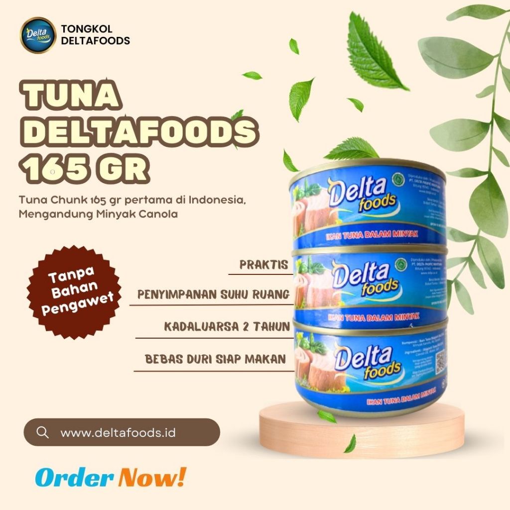 

Tuna Kaleng Deltafoods 165 gr