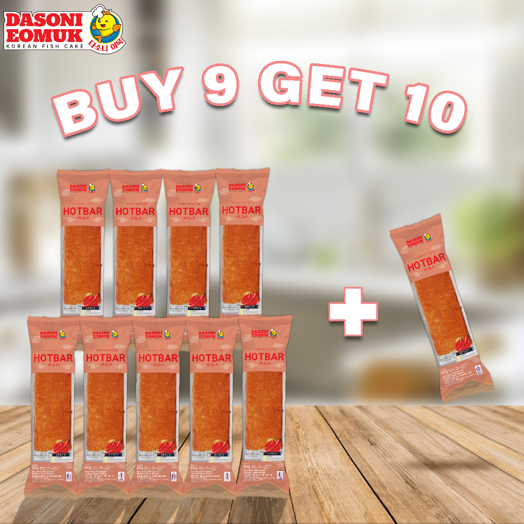 

Dasoni Hotbar Pedas Buy 9 Pcs Get 10 Pcs