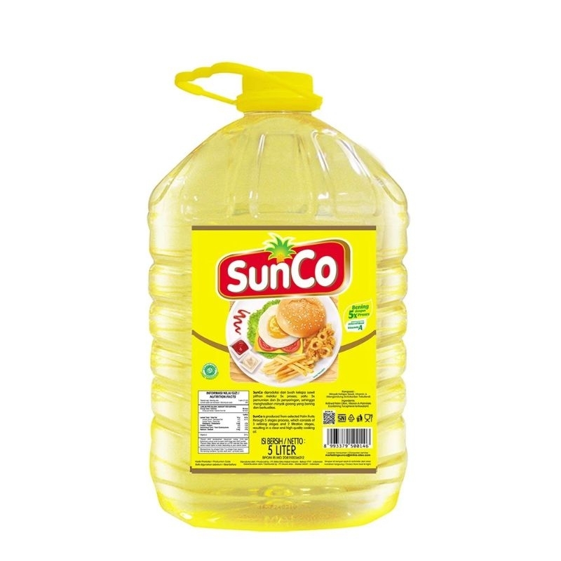 

SUNCO 5 LITER MINYAK GORENG BAIK