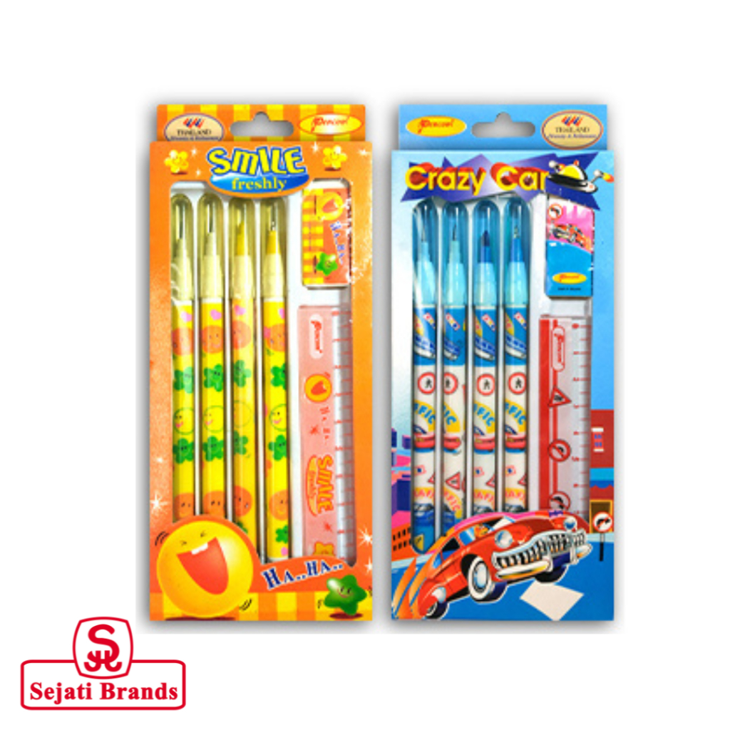 

BENSIA Mini Stationery Set Alat Tulis Sekolah 4 in 1/Bensia Gift ST GF0402-3