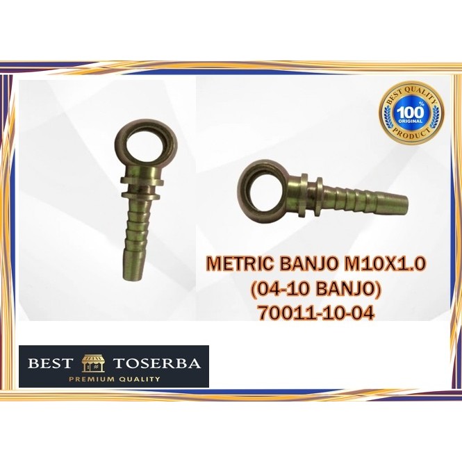 BANJO/ BANYO FITTING HYDRAULIC 04-10 NEPEL SELANG HIDROLIK TEBAL 10 MM