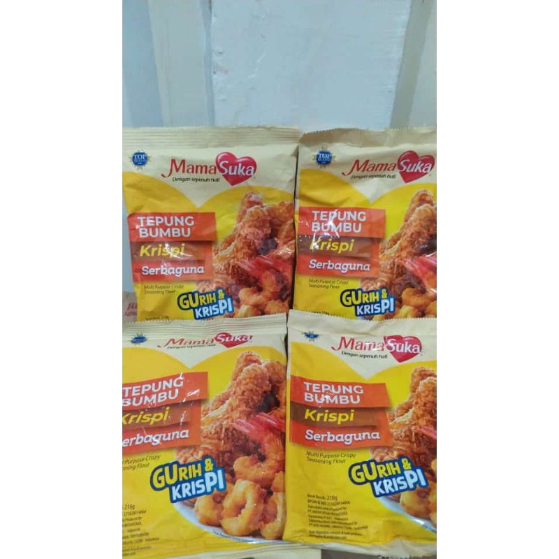 

tepung bumbu krispi serbaguna mama suka 210gr