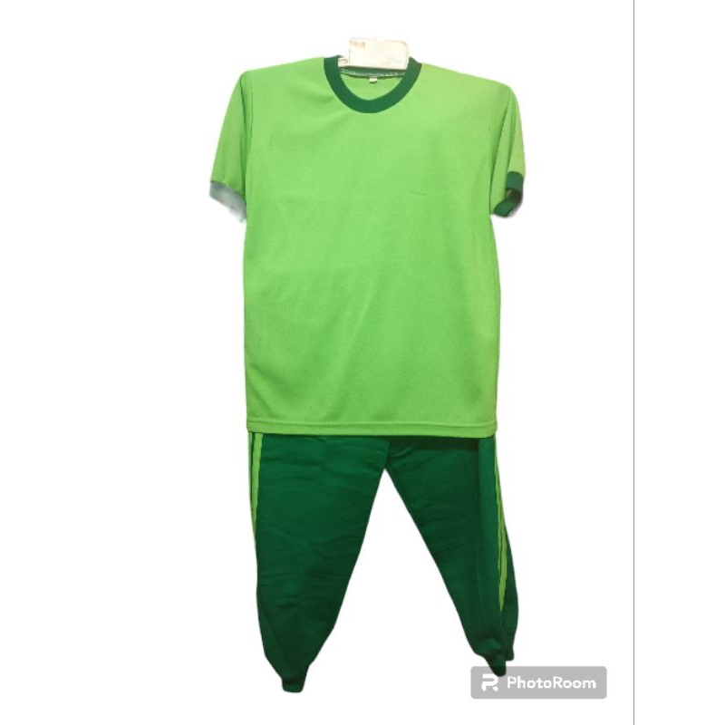 Seragam Oalahraga PAUD/TK Hijau pete - Hijau Botol