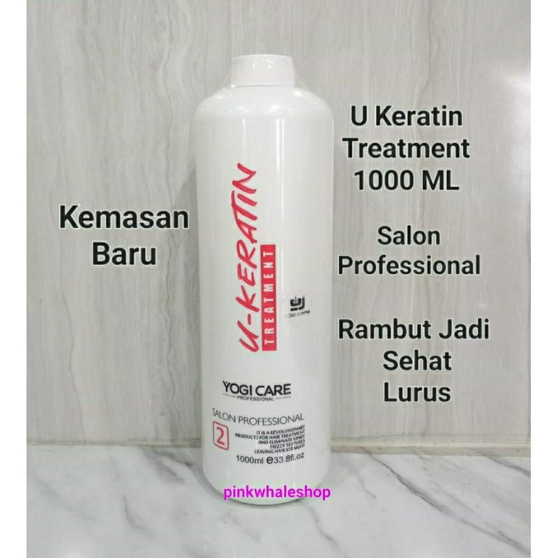 *Kemasan Baru* 1000ml Keratin Pelurusan Rambut U Keratin Treatment Salon Profesional
