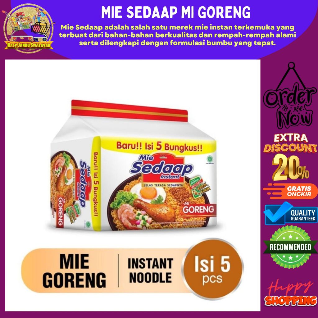 

SEDAAP MIE GORENG ISI 5 PROMO