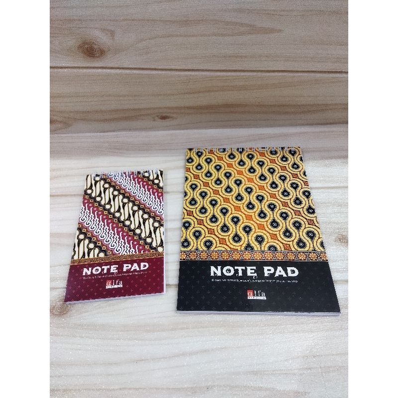 

NOTE PAD SPIRAL DESAIN BATIK NOTES SPIRAL PAD