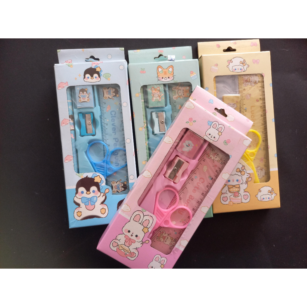

ALAT TULIS FANCY SET 5 IN 1