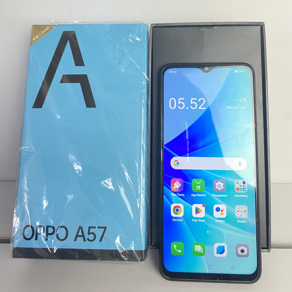 OPPO A57 4G 4GB 64GB 6.56" 13MP Cam Android Bekas Second Like New