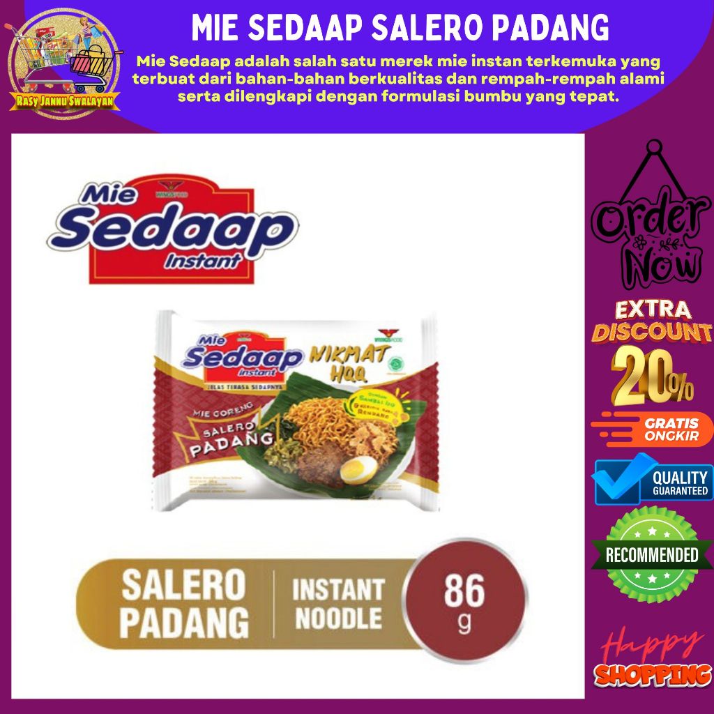 

Sedaap Mie Salero Padang 86gr