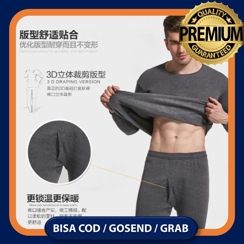 LONG JOHN PRIA BAJU MUSIM DINGIN / long john winter / pakaian winter bahan thermal