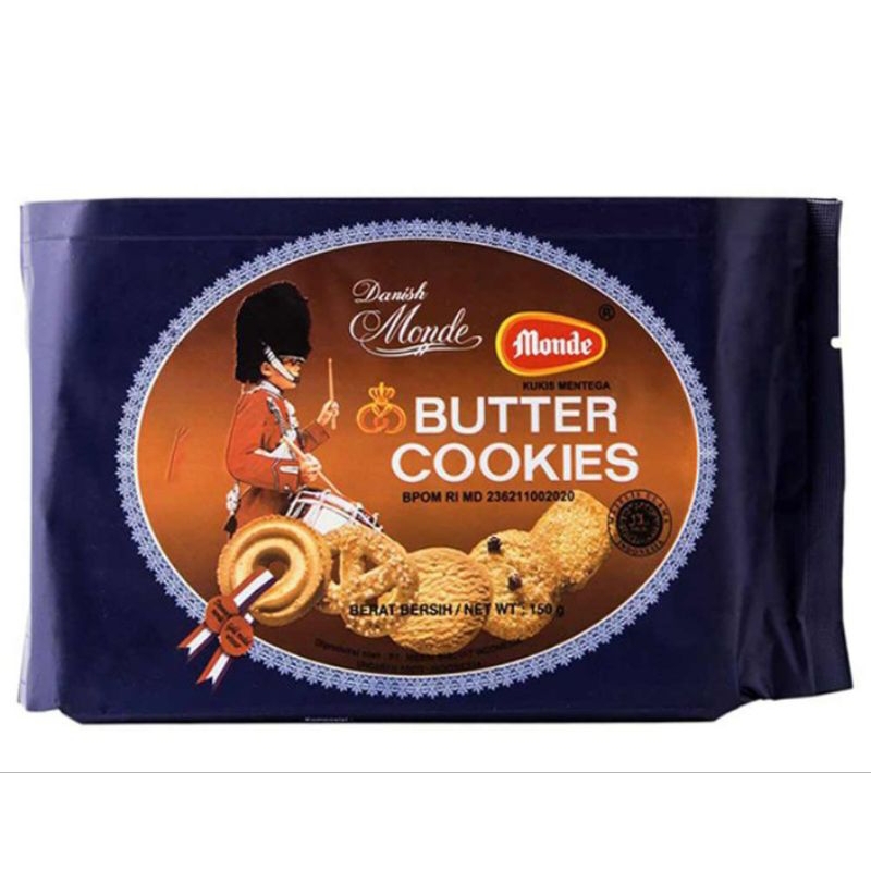 

monde butter cookies 150 gr
