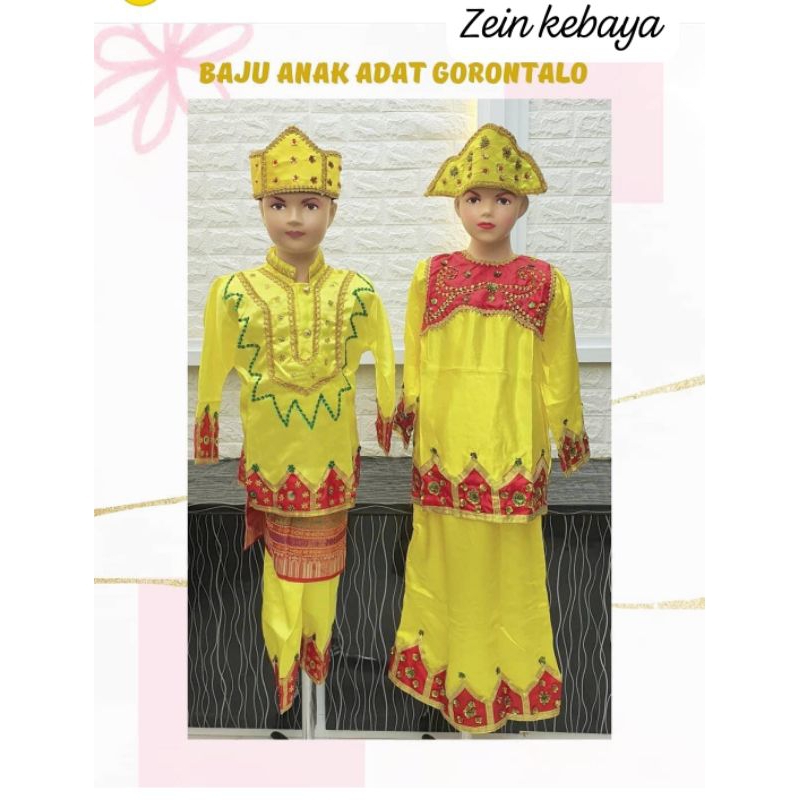 BAJU ADAT ANAK/BAJU ADAT GORONTALO