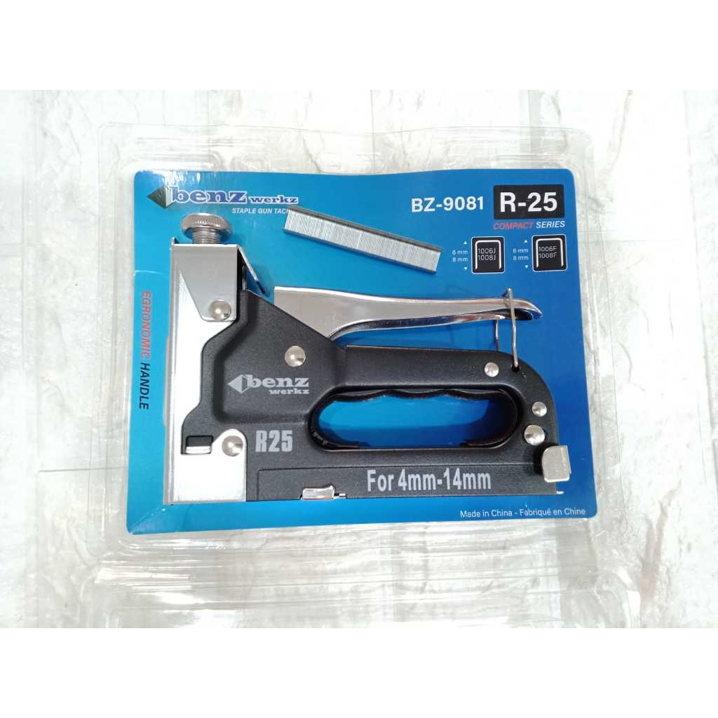 

Staples Gun Tacker / Alat Steples Tembak Hekter Stapler Benz R25