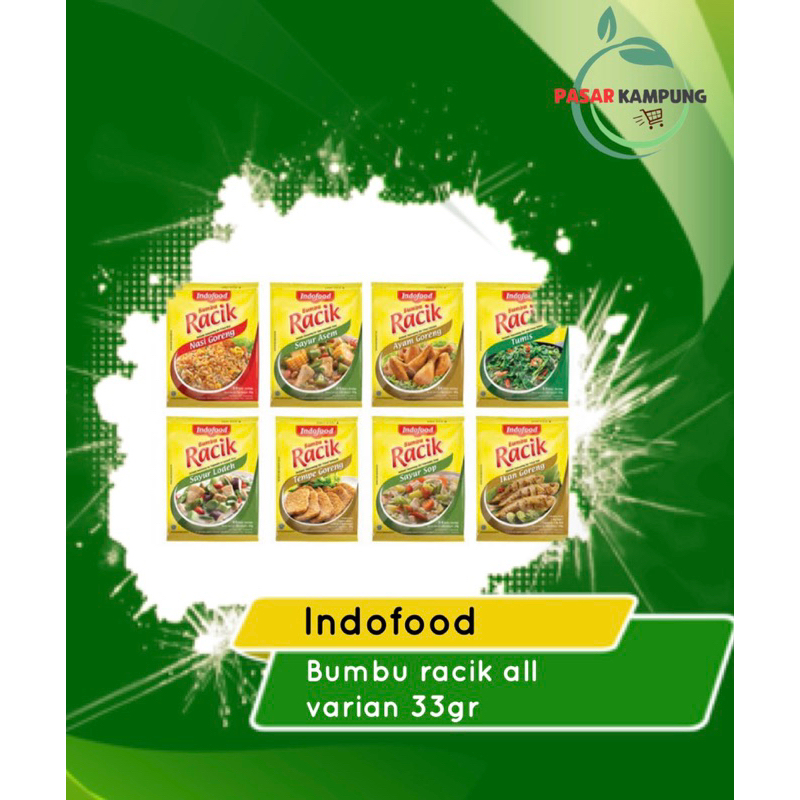 

Indofood bumbu racik all varian 20gr