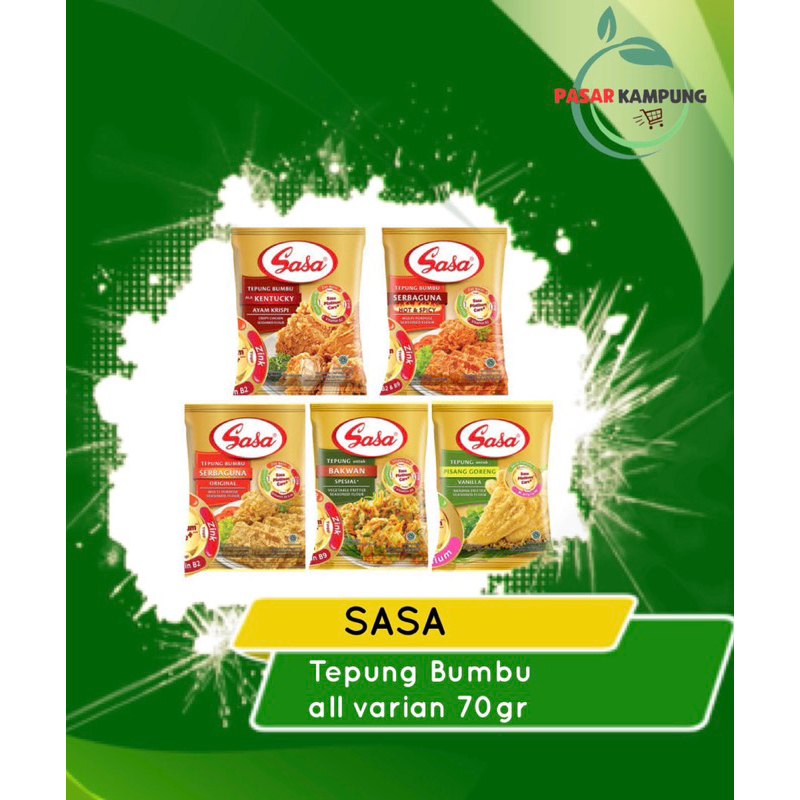 

Sasa tepung bumbu all varian 90gr
