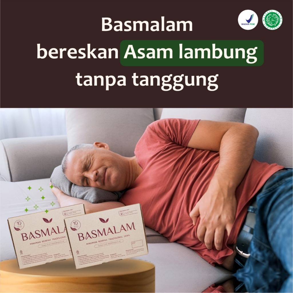 

BASMALAM Beli 1 Gratis 1 Minuman Rempah Obat Maag Gerd Sakit Perut Asam Lambung Temulawak Kunyit Lengkuas Asli Original Herbal Bpom Ampuh