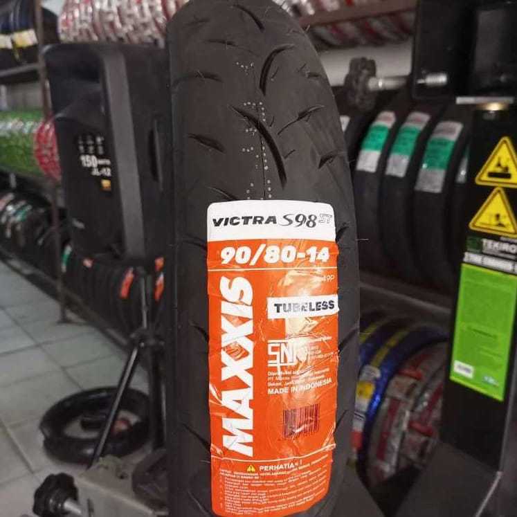 Ban Maxxis VICTRA 90/80-14 TUBELESS