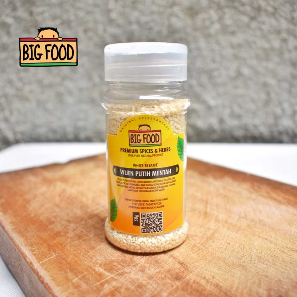 

Big Food Wijen Putih Mentah 50 gram