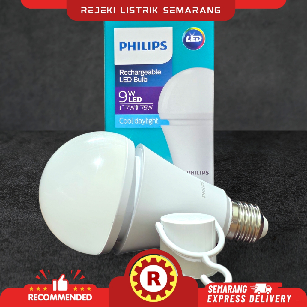 LED EMERGENCY PHILIPS 9W LAMPU LED EMERGENCY DENGAN BATERAI