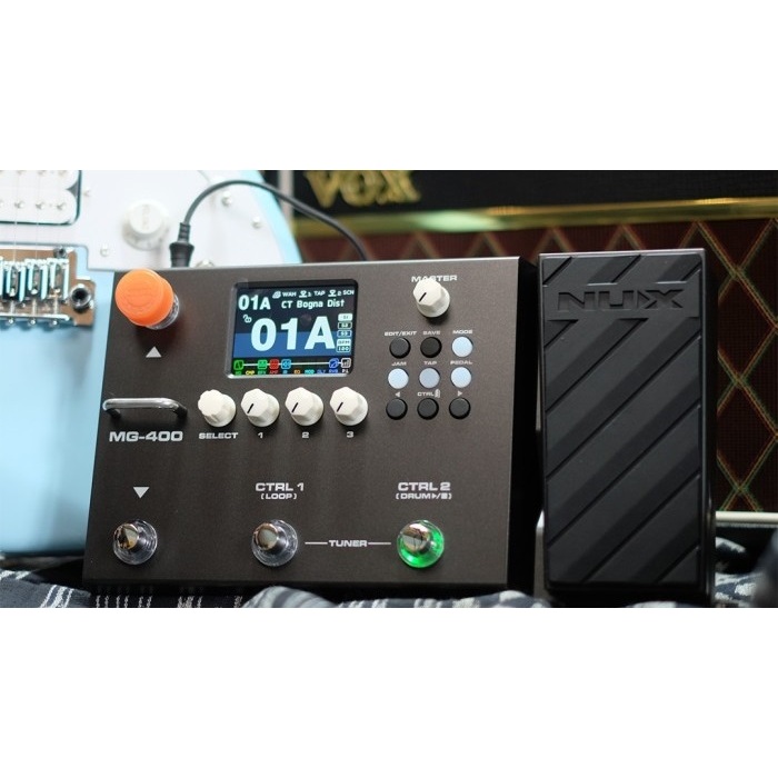 NUX MG400 Multi Efek Modelling Guitar Processor MG 400 MG-400