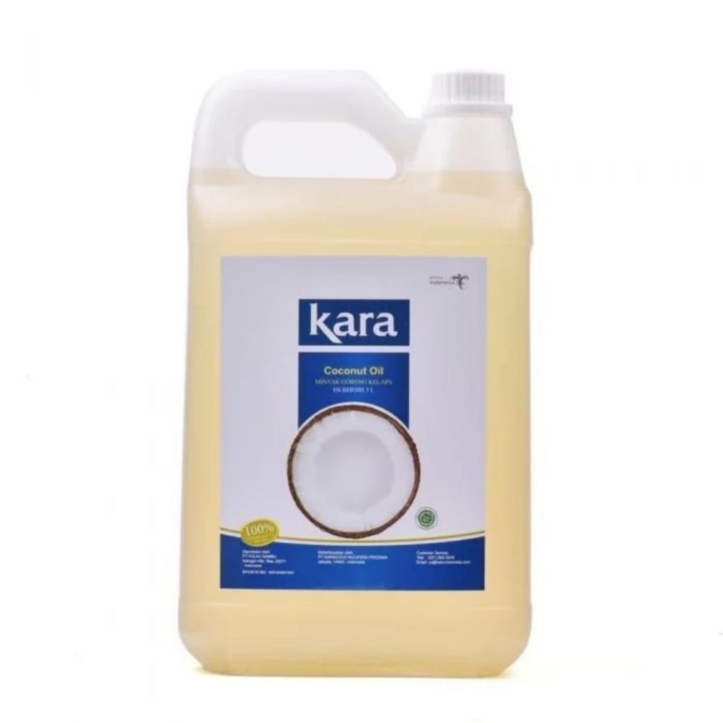

Kara Minyak Goreng Kelapa / Kara Coconut Oil 5Liter - Oil Coconut Gosend/Grab Only