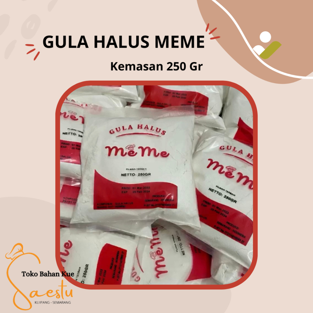 

GULA HALUS MEME 250GR