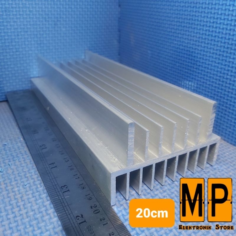 Heatsink Pendingin Transistor 2U Panjang 20 cm