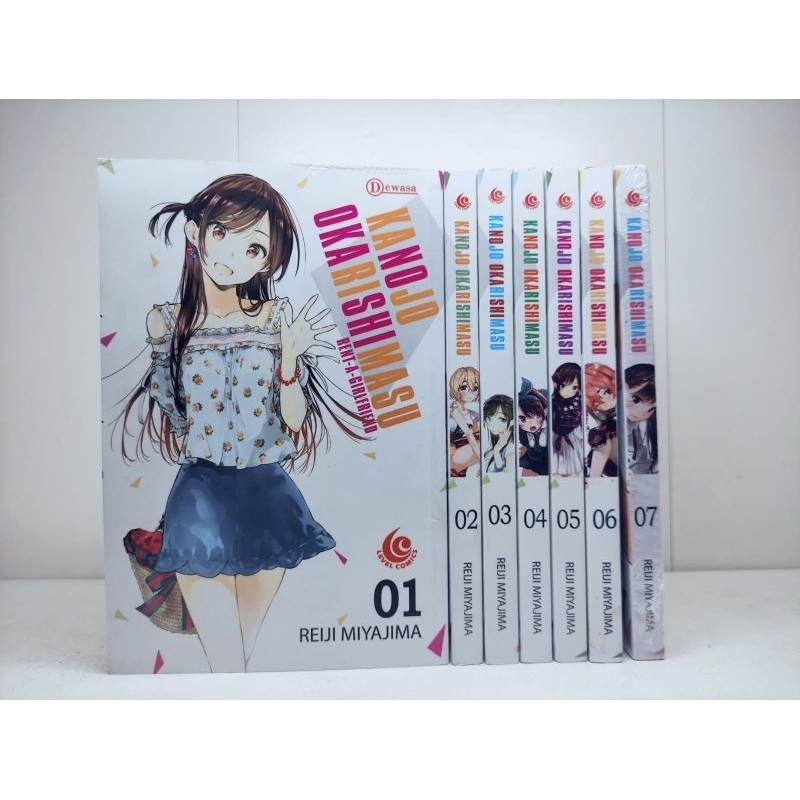 Set Komik Kanojo Okarishimasu Rent Girlfriend Vol 1 - 7 Original