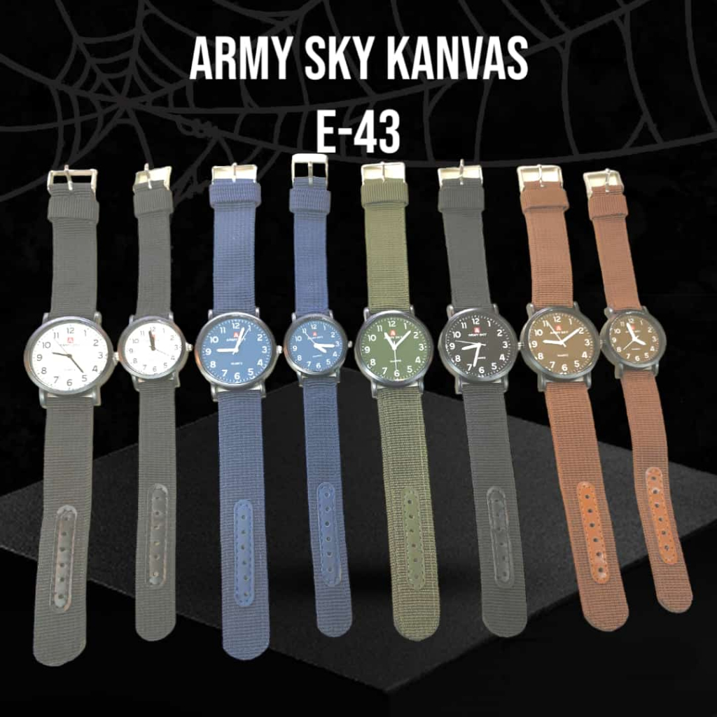 Jam Tangan Army Sky Bahan E43