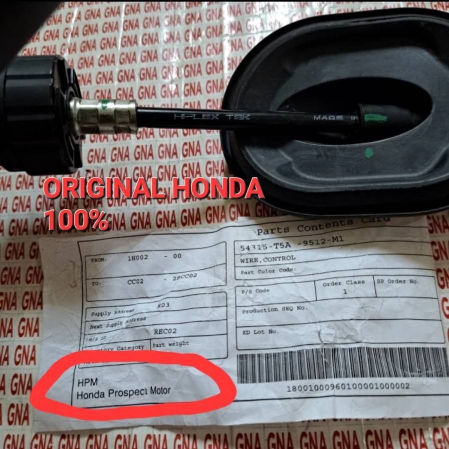 KABEL TRANSMISI PERSNELING MATIC HONDA JAZZ RS GK5 CITY GM6 ORIGINAL