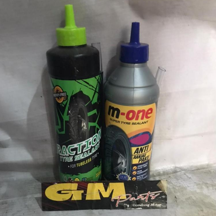 Cairan Tubeless M-ONE/Raction/Shiba Cairan Ban Motor Tubeless 350ML