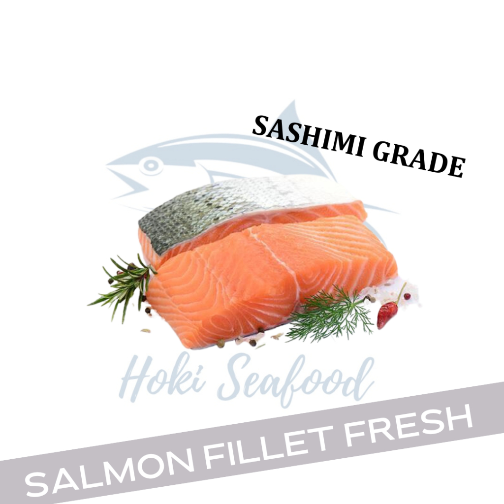 

Salmon Fillet Portion Fresh / Sashimi Grade / Trout Norway / Atlantic
